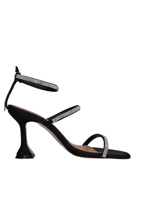 Sandali in ecopelle e strass TSAKIRIS MALLAS | 640NERO